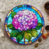 Hydrangea Circular Glass Suncatcher Worktop Saver